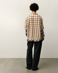 LIAM SS PLAID SHIRT