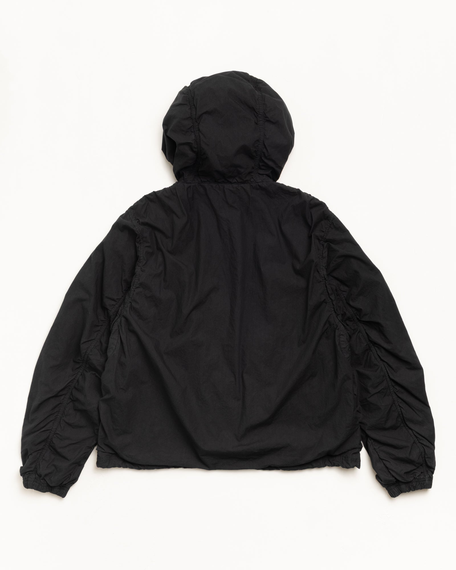 DOUBLE COTTON HOODED JACKET