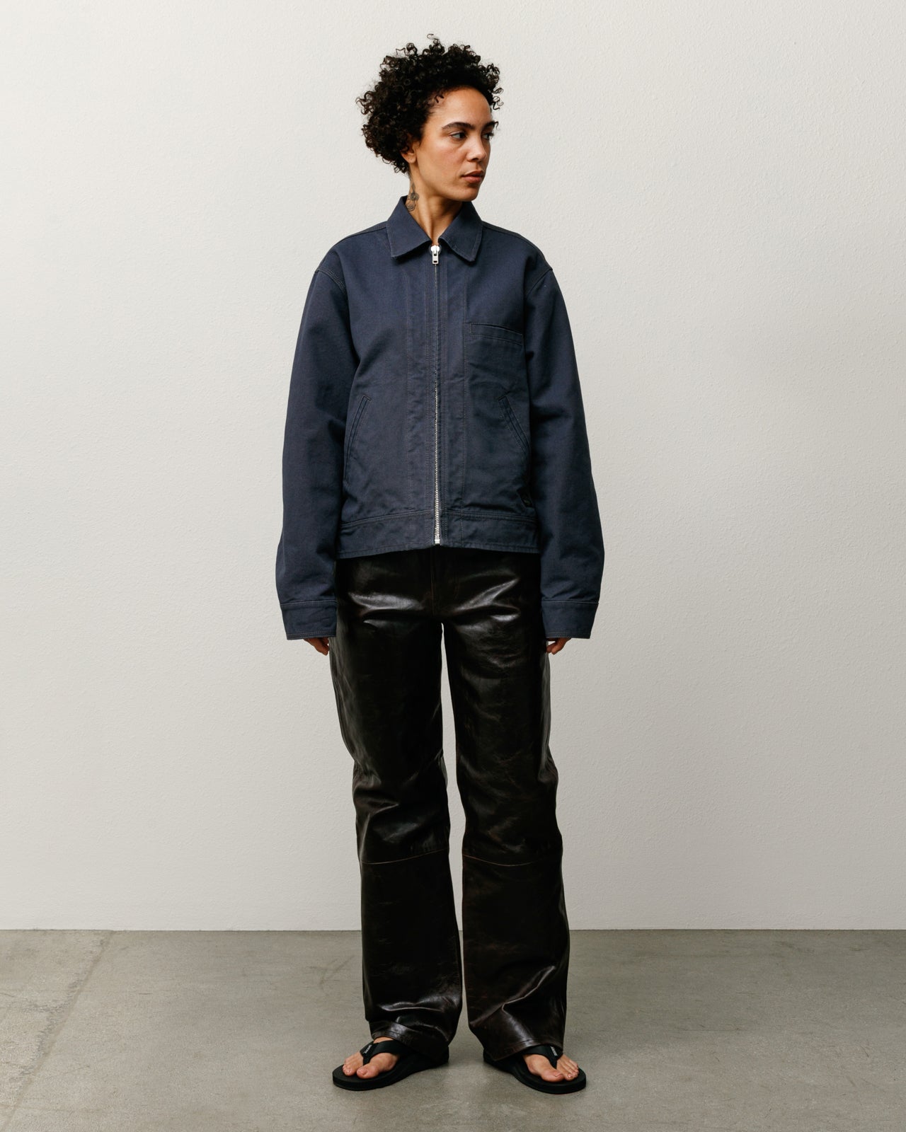 NEW CLASSIC PANT LEATHER
