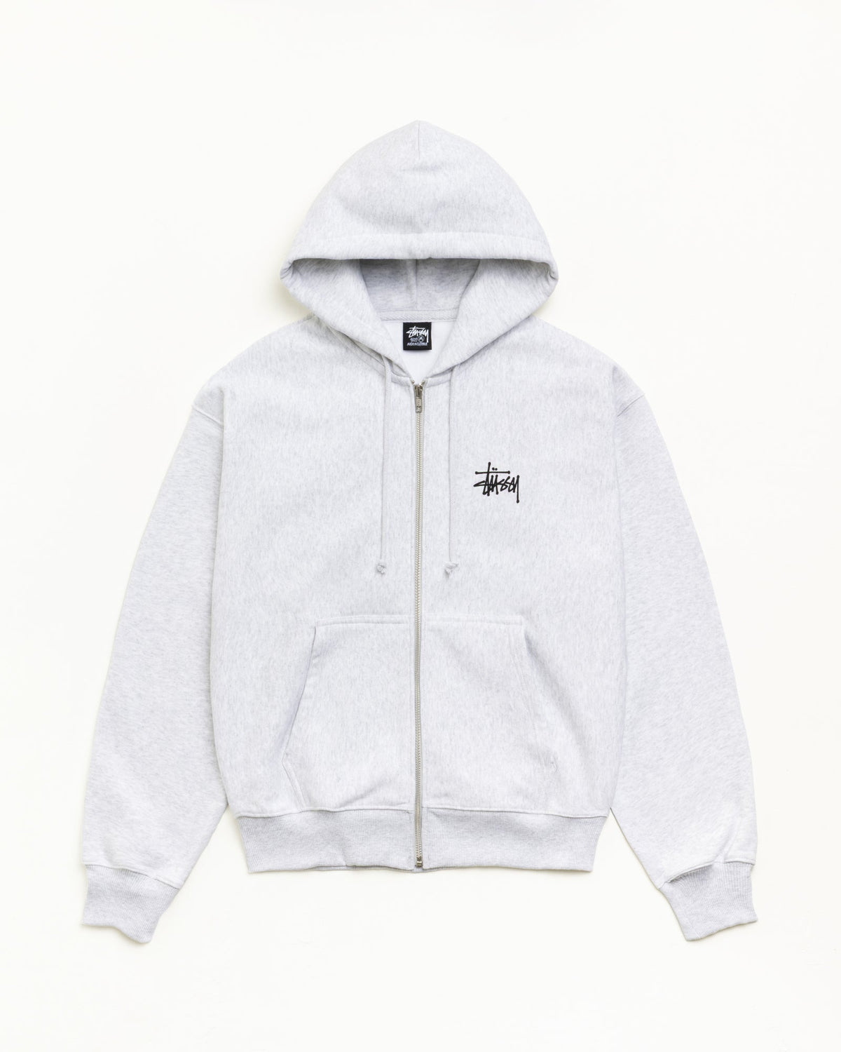 BASIC STÜSSY ZIP HOODIE